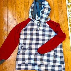 Double hooded hoodie